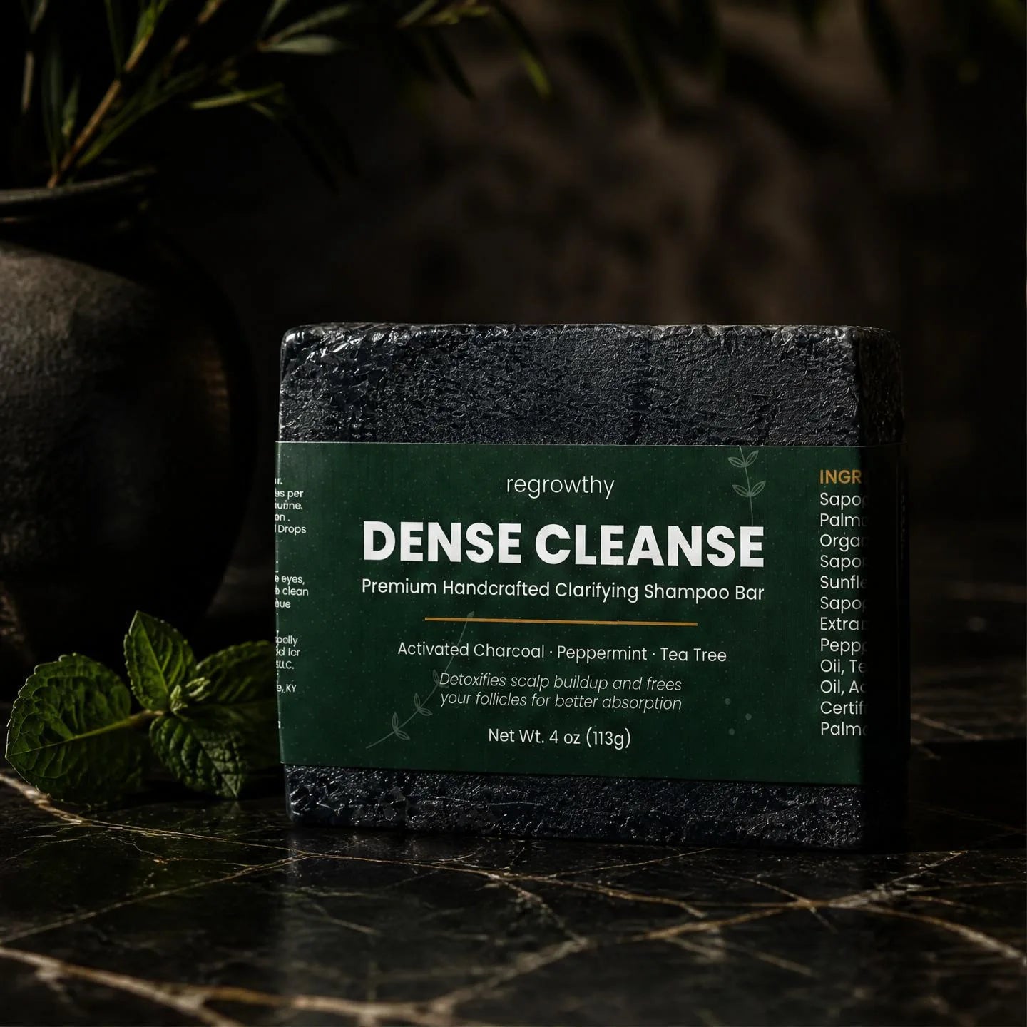 Dense Cleanse charcoal scalp bar